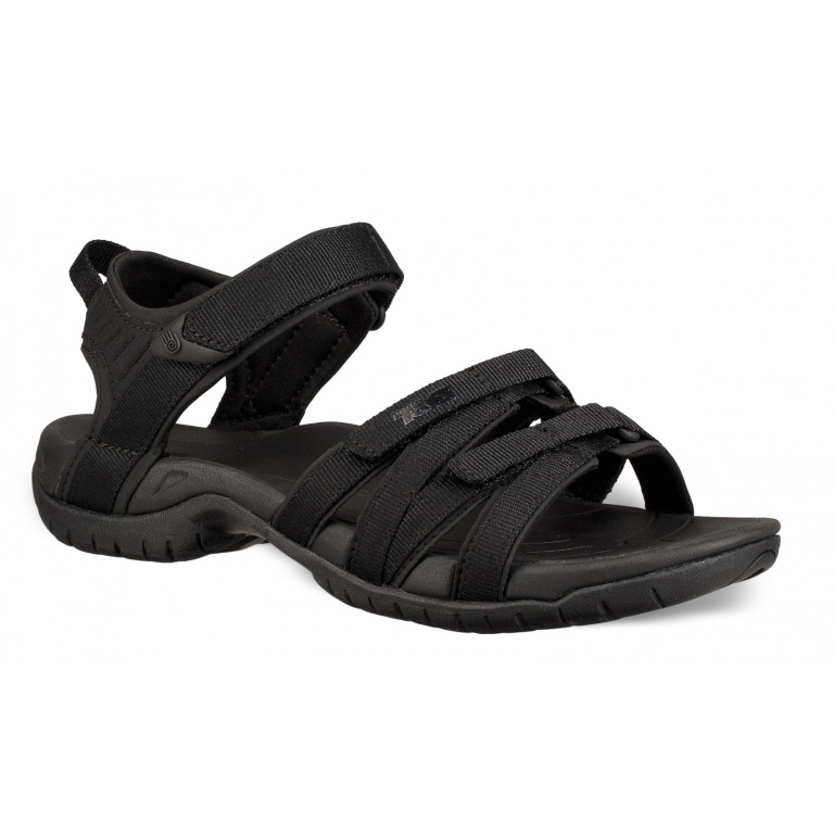 Teva Sandale Tirra Klett Outdoor (schmal) schwarz/schwarz Damen